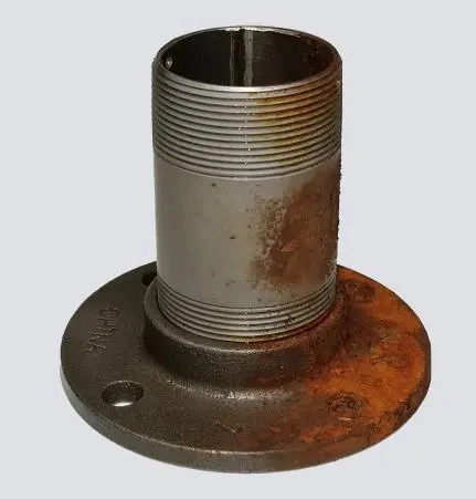 Niple roscado em flange de ferro fundido