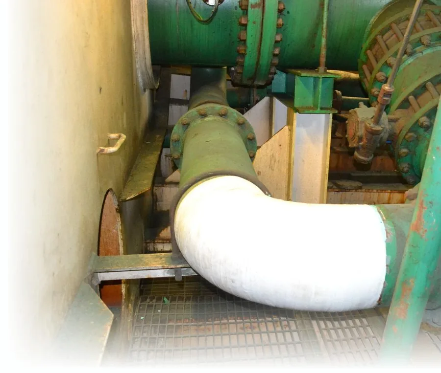 Reparo emergencial em tubulação industrial